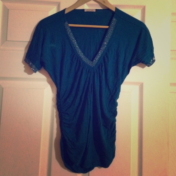 Papaya blue green shirt - Picture 1 of 4