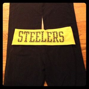 VS PINK Pittsburgh steelers yoga pants