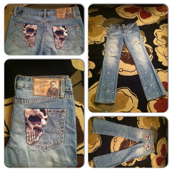 Christian Audigier denim  waist 31 inseam 33