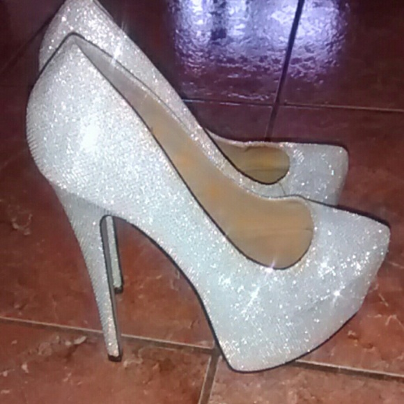 Glittery Cinderella stilletoes