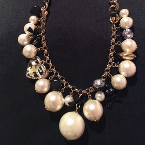 Pearl punk rock necklace!