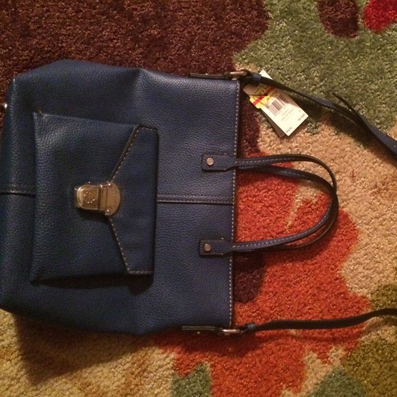 Dana Buchman handbag and mini hair straightener