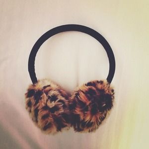 leopard ear muffs