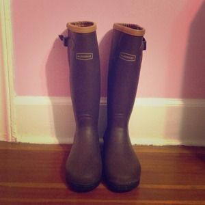 Brown Rain Boots