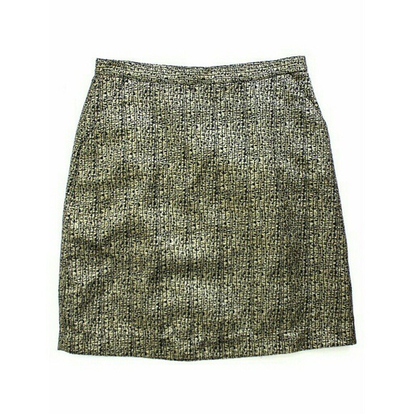 HPX2 🎉[tucker x target] gold brocade skirt - Picture 2 of 4