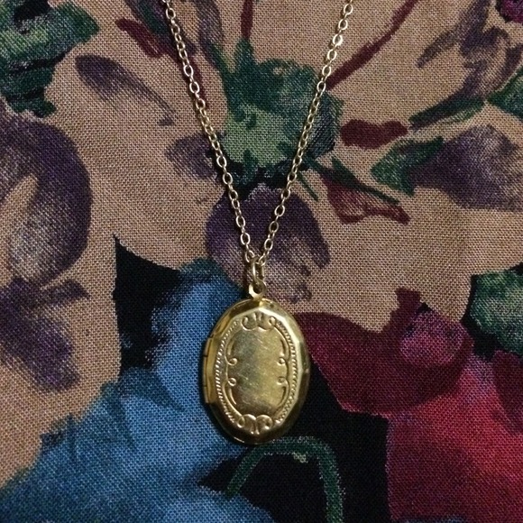 Vintage locket necklace