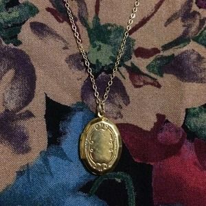 Vintage locket necklace