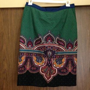 Anthropologie Corduroy Pencil Skirt