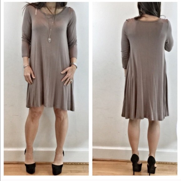 Chic swing tunic dress SALE - Picture 2 of 3
