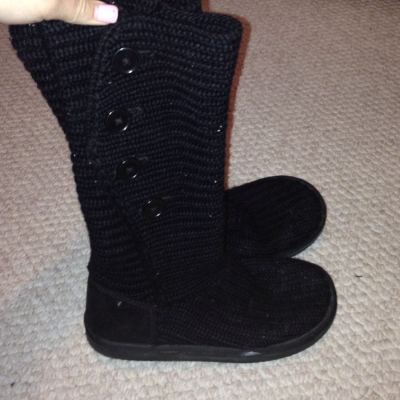 Knit boots