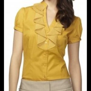 The Limited Essential Shirt in mustard