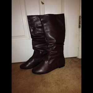 Brown Leather Boots