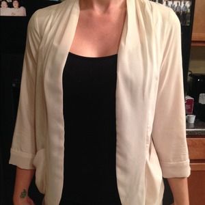 LC Lauren Conrad Chiffon Blazer