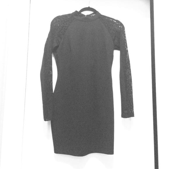 Black Lace leopard Print sleeve