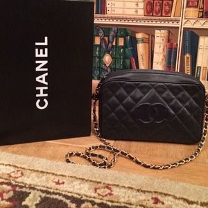 Authentic, never used leather Chanel handbag