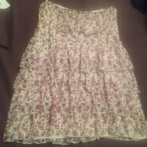 Plus Size Floral Lace Short Dress