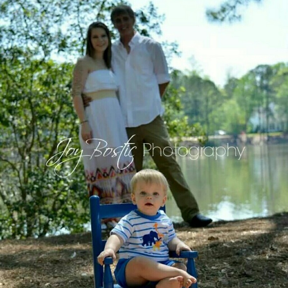 White and Aztec maxi dress - Picture 3 of 3