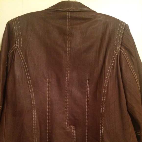 CABI Leather Jacket - Picture 2 of 4