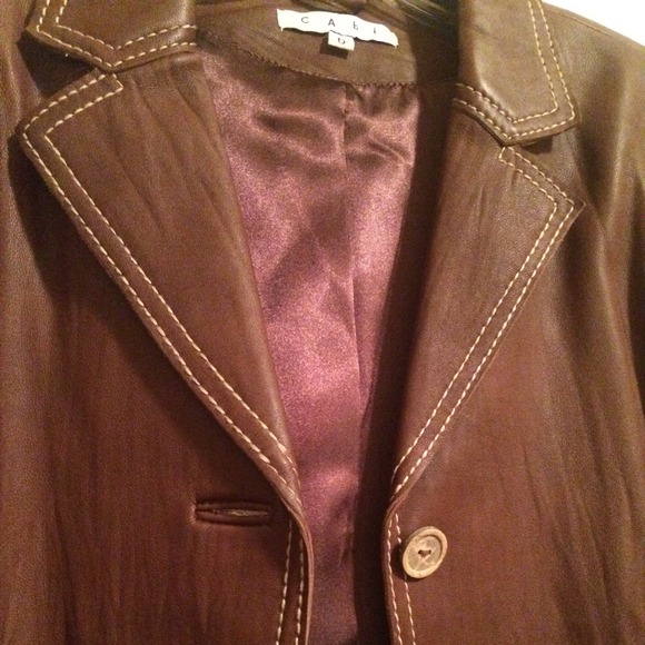 CABI Leather Jacket - Picture 4 of 4