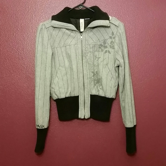 Grey Zip-Up Jacket