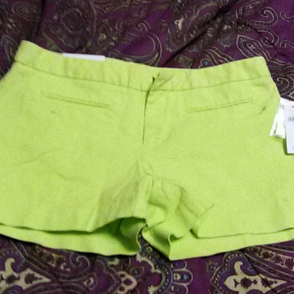 Lime green shorts