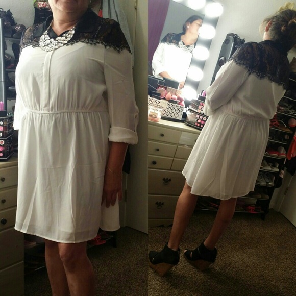 Lace & Chiffon Dress