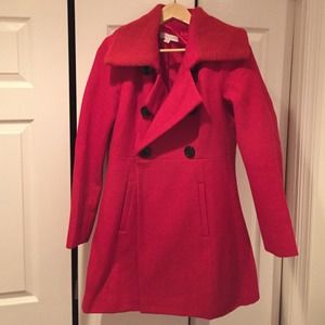 Adorable red coat!