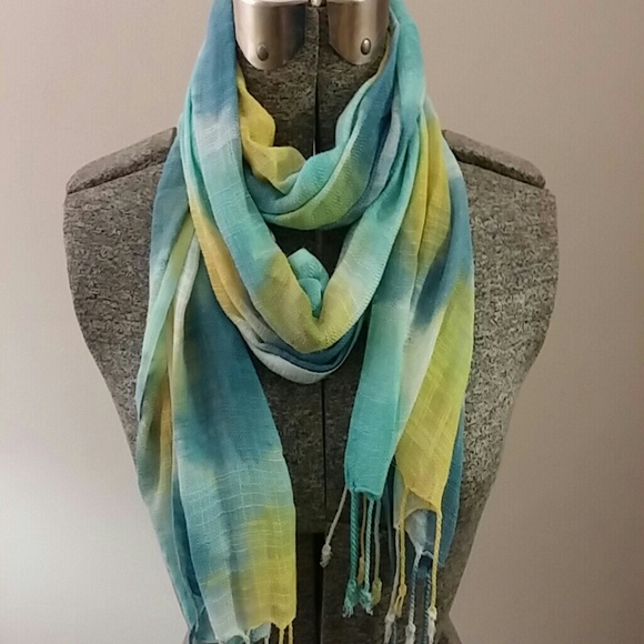 Spring gauze scarf
