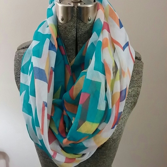 Multi color summer scarf
