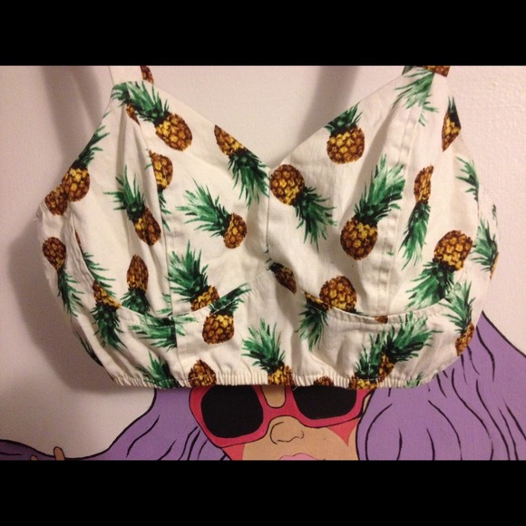 🍍Pineapple crop blouse 🍍