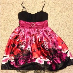 Semi formal flowered dress