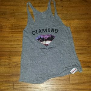Gray diamand tank