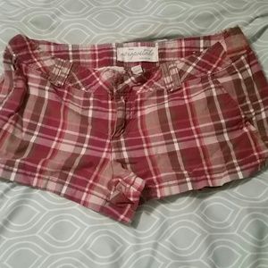 Plaid shorts