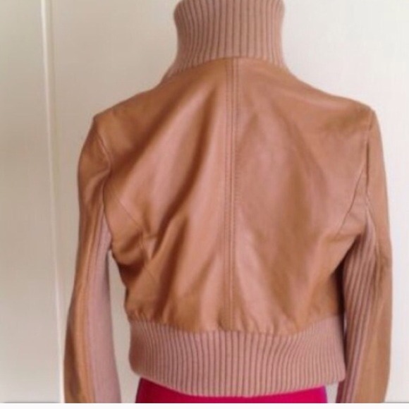 SOLD🎉2XHP🎉WORN ONCE BCBG MAXAZRIA LEATHER JACKET - Picture 3 of 3