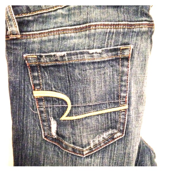 American Eagle slightly distressed skinny jeans
