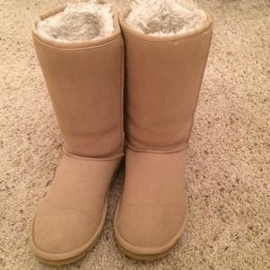 Classic tall sand Ugg boots
