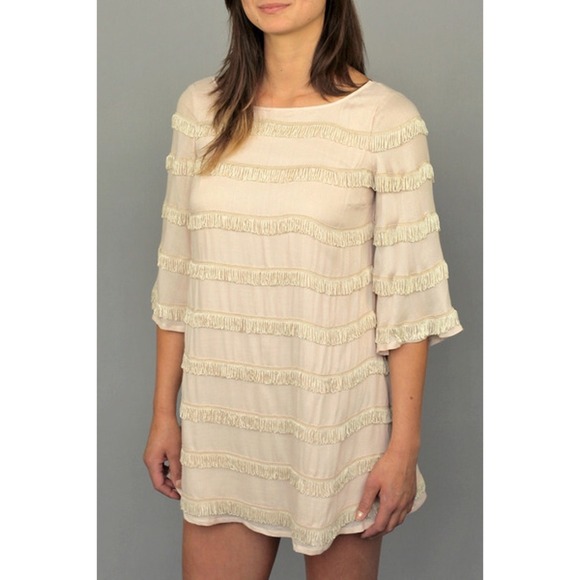 Fringe Fringed Ark & Co Dress. Brand New!