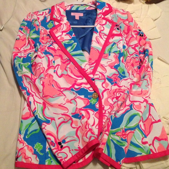 Lilly Pulitzer lucky charms blazer
