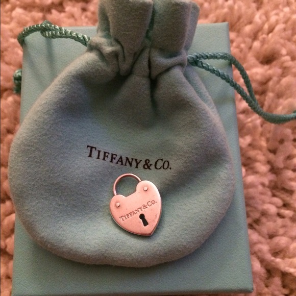 Tiffany heart lock charm