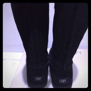 Authentic limited edition black on black Uggs