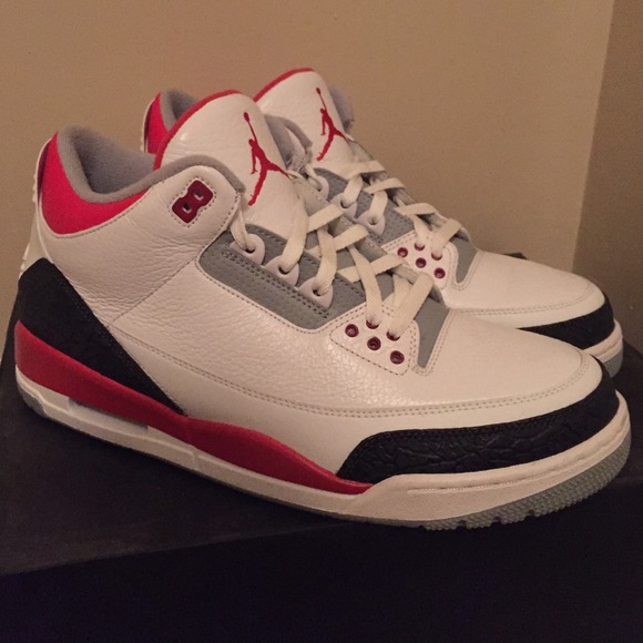 Jordan retro 3 "Fire Red"