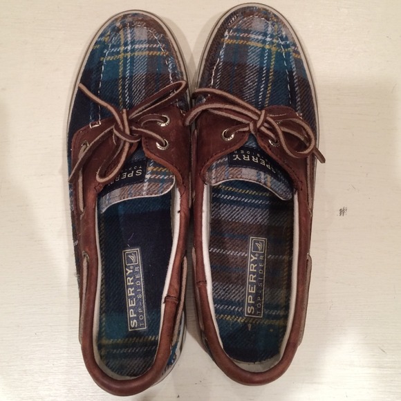 Sperry Top-Sider flannel boat shoes - Picture 1 of 3