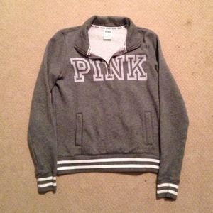 Victoria's Secret Love Pink Quarter Zip
