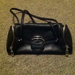 Cole Haan black barrel bag