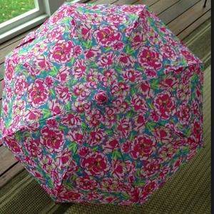 Lilly Pulitzer lucky charms umbrella