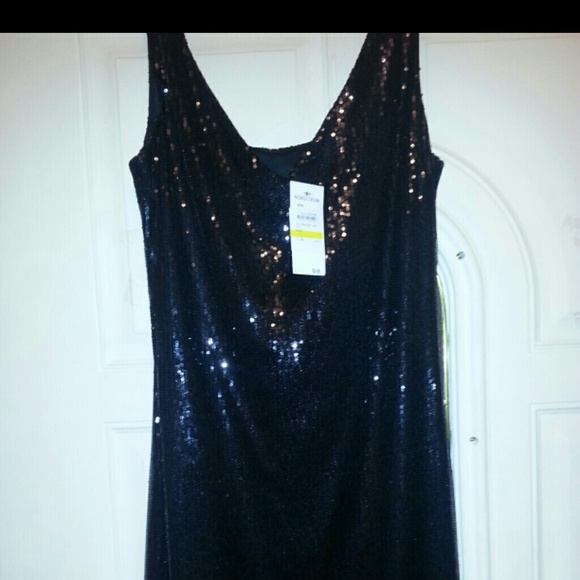 ✨ Sparkly Night Out: Black Sequined Evening Tank Mini Dress ✨ - Picture 1 of 2