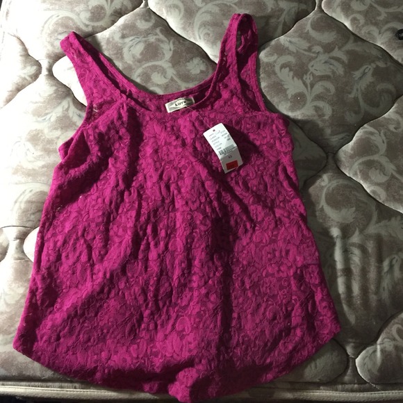 Pink see through top