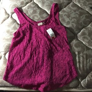 Pink see through top