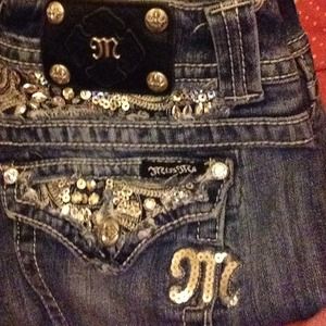 Sequenced BOOTCUT Miss Me Jeans size 28R