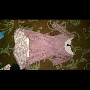 Dress high low sweater dress